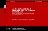 La inestabilidad laboral de la andaluza€¦ · El presente documento contiene el informe final del proyecto de investigación titulado La inestabilidad laboral de la mujer an-daluza: