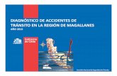 DIAGNÓSTICO DE ACCIDENTES DE TRÁNSITO EN LA REGIÓN DE MAGALLANES · La región de Magallanes registró 1.270 (1,7% del total) accidentes de tránsito con 17 (1% del total) fallecidos