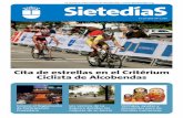 Cita de estrellas en el Critérium Ciclista de Alcobendascomunicacion.alcobendas.org/sites/default/files/publicac... · 2016-02-15 · La semana informativa de Alcobendas | 23-10-2009