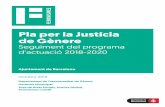 Pla per la Justícia de Gènere · Presentació 4 1. Estructura i classificació de les actuacions del Pla per la Justícia de Gènere 12 1.1. Eixos estratègics i àmbits del Pla