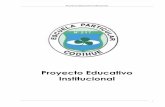 Proyecto Educativo Institucional · La Escuela Particular Subvencionada “Codihue,” Nº 217 tiene la misión de lograr que los alumnos( as) adquieran competencias básicas, tanto