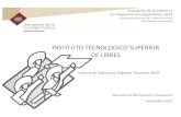 INSTITUTO TECNOLOGICO SUPERIOR DE LIBRES · 2019-12-05 · instituto tecnologico superior de libres desarrollo de ciencia, tecnologia y cultura emprendedora realizada. porcentaje