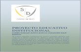PROYECTO EDUCATIVO INSTITUCIONAL€¦ · 2 Índice Capítulo I “Comunidad Educativa Colegio San Diego” 1.1 Presentación de nuestro Proyecto Educativo Institucional. 1.2 Misión