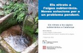 l’aigua subterrània.insitrate.ctm.com.es/ca/documents/jornada-tecnica/1_nitrats_catalun… · concentracions de contaminants en les aigües subterrànies i definir punts de partida
