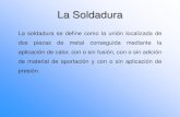 La Soldaduracolegionirvana.cl/wp-content/uploads/2020/03/procesos_de_soldeo_… · Clasificación de los tipos de soldadura ... soldeo en posición horizontal y para el soldeo de