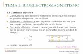 TEMA 2: BIOELECTROMAGNETISMOocw.uv.es/ciencias/fisica/clase11.pdf · 2010-11-15 · TEMA 2: BIOELECTROMAGNETISMO 2.4 Corriente eléctrica Conductores son aquellos materiales en los