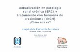Actualización en patología renal crónica (ERC) y GHa...Crecimiento ERC y post TxR La talla al trasplante renal y la talla adulta ha mejorado Mj í d tll l i d Mejoría de talla