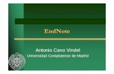 EndNote - Universidad Complutense de Madridregistros de una base de datos (la mayoría de las bases de datos en red), podemos: – En algún caso, buscar la conexión adecuada de EndNote