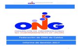 Informe de Gestión 2017 - fongc.org · Ley de garantías y fortalecimiento de la participación ciudadana Espacios de participación- Nuevos Consejos de Participación Municipal