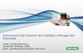 Frecuencia de Control de Calidad y Riesgo del Paciente de... · Laboratorio Tradicional de Control de Calidad (QC) • Las estrategias tradicionales de QC fueron diseñadas en una