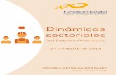 Portada dinámicas sectoriales Edición julio 2019 Nº34€¦ · 3 Dinámicas de crecimiento del empleo ..... 61 ANEXO: Distribución total de afiliados por clase de actividad.....