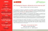 Café de bienvenida SAP Testing de Impacto: eficiencia en ...€¦ · Café de bienvenida 9.30h Presentación de la sesión José Luis Antón, Director Testing & QA - SOGETI 9.45h