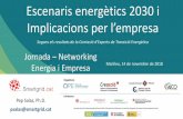 Escenaris energètics 2030 i Impliaions per l’empresa...mitja associats als llocs de consum, a la xarxa de distribució i a la de transport. 7. La transició energètica a Catalunya