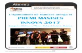 L’Ajuntament de Manises atorga el PREMI MANISES INNOVA 2017ateneumanises.com/es/wp-content/uploads/2017/10/Revista-00004.p… · Sota el lema de “Músics Valencians per la Pau,