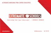 EXTREMARTE SCHOOLS · El fomento de vocaciones STEM+A (siglas en inglés de Ciencia, Tecnología, Ingeniería, Matemáticas y Artes) en alum-n@s de Primaria y ESO. Es decir, no solamente