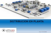 DISTRIBUCION EN PLANTA en Planta.pdf · totalidad de materiales involucrados en los procesos de la planta a organizar. • Se establece e indica el tamaño y configuración de cada
