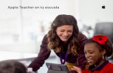 Apple Teacher en tu escuela€¦ · educadores se involucran en el uso de la tecnología en la que invertiste. Puedes invitar a los profesores de tu institución a registrarse en