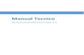 Manual Tecnico - xookmexico.com.mxxookmexico.com.mx/pdf/Manual Actualizacion Facturacion 33.pdf · Podemos hacer uso del comodín %, para filtrar la información. En el ejemplo busca