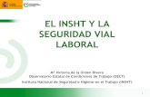 EL INSHT Y LA SEGURIDAD VIAL LABORAL€¦ · Objetivo 3.A Potenciar actuaciones de las Administraciones Públicas, con la participación de los Interlocutores Sociales, dirigidas