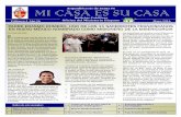 Arquidiócesis de Santa Fe Noticias Católicas Volúmen 4 Año ...hispanicministryasf.org/wp-content/uploads/Mayo-2016-Mi-Casa.pdf · Mi Casa Es Su Casa Mayo 2016 . ROMAN CATHOLIC