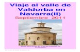 VIAJE AL VALLE DE VALDORBA II - misviajess · • Ermita de la Virgen Blanca, camino junto urbanización -- Garínoain • Ermita del Cristo de Catalain Garínoain Carretera de Leoz,