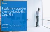 Plataforma Microsoft en un mundo Mobile-First, Cloud-Firstsimposiosharepoint365.com/old/edicion/documentos/Christian Sfeir... · más de US$77 billiones2 $1.6T Dividendos disponibles