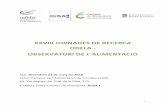 XXVIII JORNADES DE RECERCA ODELA - …..."Confianza y responsabilidad en el consumo alimentario de las mujeres embarazadas y lactantes en España: Narrativas y etnografías sobre los