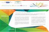 BOLETÍN Nº1 - Resisor · BOLETÍN Nº1 Andalucía pone en marcha el proyecto His - toria Social Única Electrónica (RESISOR), seleccionado por la Comisión Europea en el nuevo