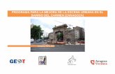 PROGRAMA PARA LA MEJORA DE LA ESCENA URBANA EN EL …€¦ · Universidad de Zaragoza Programa para la mejora de la escena urbana en el barrio del Carmen (Zaragoza) Zaragoza, Junio