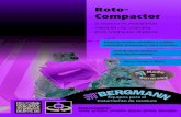 Roto- Compactor (E).pdfLa compactacion in situ es rentable Roto-Compactor BERGMANN Ejemplo BERGMANN PS 1400-E: La basura será compactada en un bolsa de plástico de polietileno con