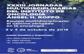 3 y 4 de octubre de 2018myhnt.info/roffo2018/docs/programa final.pdf · 2018-09-26 · 3 y 4 de octubre de 2018 Comité Cientíﬁco y Organizador Dra. María Valeria Cáceres Dr.