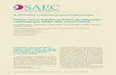 Actividades académicas para Embriólogos 53-VOL-33-2018.pdfPrimer curso teórico-práctico de educación realizado por SAEC: ICSI (nivel inicial) Andrea Dematteis,1 Ariela Mata,2