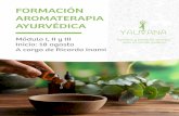 FORMACIÓN AROMATERAPIA AYURVÉDICA · Ricardo es el Pionero en el Perú de la Aromaterapia ... psicólogos, químicos farmacéuticos, enfermeras, ˜lósofos, coach, profesores de