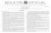 BOLETIN OFICIAL - Bailén de Uso y Conservacion(1).pdf · Diputación Provincial de Jaén. Servicio de Gestión Económica y Pre-supuestaria.–Aprobados los expedientes: Número