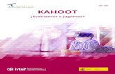 Nº 25 KAHOOT - INTEF · 2020-01-15 · Kahoot tiene el potencial de motivar a los alumn@s, ya que cuanto antes se conteste, más puntos se pueden ganar si la respuesta elegida es