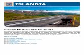 VIATGE EN BICI PER ISLANDIA - tarannasolidarios.com · Pedaleja contemplant guèisers, glaceres, volcans i milers de paisatges que faran sens dubte un viatge per recordar. Podràs