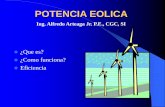 POTENCIA EOLICA · • Diseño en Energia Renovable, Solar y Eòlica • Distribuidor de quimicos usados en remedio de contaminación. •-- El conocimiento y experiencia de Aspec