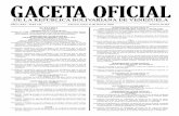 Gaceta Oficial Nº 41.382 del 23 de Abril de 2018...GACETA OFICIAL DE LA REPÚBLICA BOLI VARI AN A DE VENEZUELA ANO CXLV - MES VII Caracas, lunes 23 de abril de 2018 Número 41.382