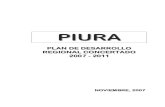 PDRC 2007 - 2011 - Piura Region · 2018-08-27 · PROSPECTIVA 20 4. Prospectiva 4.1. Situación de partida 21 4.2. Escenarios 23 4.3. Desafíos ... el 3 de julio de 2007, el Gobierno