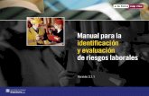 Manual para la identificación y evaluación de riesgos ...€¦ · de los empresarios, los técnicos y los órganos de participación de los trabajadores criterios, métodos y sugerencias