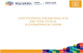 CRITERIOS GENERALES DE POLÍTICA ECONÓMICA …4 Introducción Los Criterios Generales de Política Económica (Criterios Generales) constituyen el documento estratégico de carácter