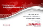 PNE 19601:2017 Compliance Penal - Intedya y seguridad/PNE... · Delitos contra la propiedad intelectual e industrial (art. 270 a 277 y 288) Delitos contra el mercado y a los consumidores