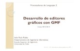 P4 - Desarrollo de editores gráficos con GMF · visual!! Creación proyecto GMF 14/11/13 PL2 - Desarrollo de editores gráficos con GMF 16 File → New → GMF Project… GMF Dashboard