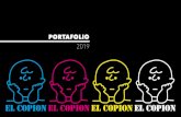 PORTAFOLIO - El Copion · PORTAFOLIO 2019. 3 INDICE 7 7 7 11 15 19 23 27 31 35 39 Quienes somos Misión Visión Montajes Gigantografías Ploter de corte ... Impresión en lona y vinil