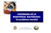 PANORAMA DE LA RESISTENCIA BACTERIANA: Un … · Patricia García Laboratorio de Microbiología Pontificia Universidad Católica de Chile ¿Quédice la teoría evolucionaria? ¿Quédice