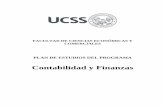 Contabilidad y Finanzas - UCSS€¦ · El profesional en Contabilidad y Finanzas, de acuerdo a las modernas exigencias empresariales, es la persona que desarrolla las actividades