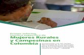 Primer Informe Mujeres Rurales y Campesinas en Colombia€¦ · • Asociación Nacional de Zonas de Reserva Campesina • Cabildo Mayor Zen ... Fotografía: Encuentro territorial