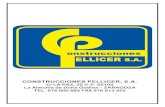 CONSTRUCCIONES PELLICER, S.A.CONSTRUCCIONES PELLICER, …³n_CO… · PRESENTACIÓN DE LA EMPRESA CONSTRUCCIONES PELLICER, S.A. , es una empresa familiar fundada en el año 1979,