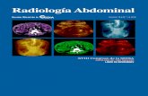Radiología Abdominalº1-201… · expusieron los procesos intestinales agudos, como la isquemia y hemorragia intestinal, y se mostraron las indicaciones de la RM en procesos abdominales