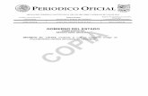 PERIODICO OFICIAL - Poder Judicial de Tamaulipas · Artículo 122. Función de las instituciones de seguridad pública Artículo 123. Obligaciones de la Policía Artículo 124. Informe